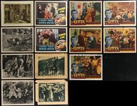 2d0447 LOT OF 13 1920S-30S LOBBY CARDS 1920s-1930s incomplete sets from five different movies!