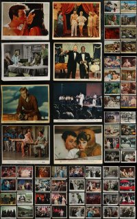 2d0787 LOT OF 80 8X10 COLOR STILLS & MINI LOBBY CARDS 1950s-1970s a variety of movie scenes!