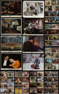 2d0792 LOT OF 70 8X10 COLOR STILLS & MINI LOBBY CARDS 1950s-1970s a variety of movie scenes!