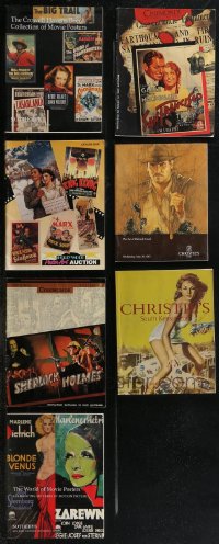 2d0640 LOT OF 7 AUCTION CATALOGS & DEALER CATALOGS 1990s-2000s filled with movie poster images!