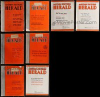 2d0656 LOT OF 8 MOTION PICTURE HERALD EXHIBITOR MAGAZINES 1940s-1960s great images & articles!