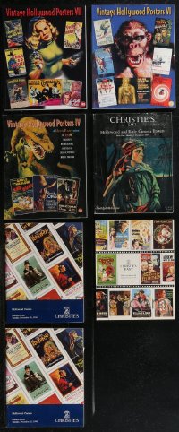 2d0639 LOT OF 7 BRUCE HERSHENSON AUCTION CATALOGS 1990s-2000s filled with color movie poster images!