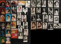 2d0904 LOT OF 50 ELIZABETH TAYLOR POSTCARDS 1950s-1960s great images of the legendary actress!