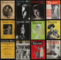 2d0530 LOT OF 12 THEATRE MAGAZINES 1940s-1960s filled with great images & articles!