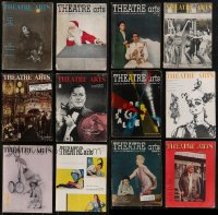 2d0531 LOT OF 12 THEATRE ARTS MAGAZINES 1940s-1960s filled with great images & articles!