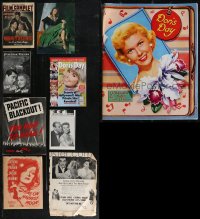 2d0763 LOT OF 9 MISCELLANEOUS ITEMS 1930s-2010s great images from a variety of movies & more!