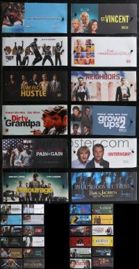 2d0026 LOT OF 36 6X13 MYLAR MARQUEES 2000s-2010s great images from a variety of movies!