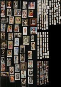 2d0925 LOT OF 199 CIGARETTE CARDS 1920s-1940s great portraits of top Hollywood movie stars!