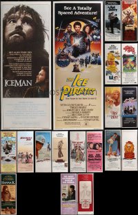 2d1045 LOT OF 19 UNFOLDED 1980S INSERTS 1980s great images from a variety of different movies!