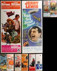 2d1069 LOT OF 14 UNFOLDED & FORMERLY FOLDED 1960S INSERTS 1960s a variety of cool movie images!
