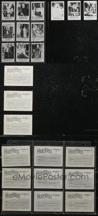 2d0696 LOT OF 12 MUNSTERS TRADING CARDS 1964 Fred Gwynne, Al Lewis, Yvonne De Carlo, Butch Patrick