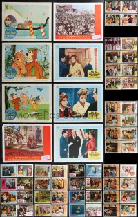2d0368 LOT OF 68 LOBBY CARDS 1960s incomplete sets from a variety of different movies!