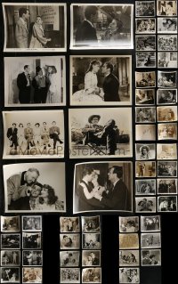 2d0796 LOT OF 63 8X10 STILLS 1940s-1950s great scenes from a variety of different movies!