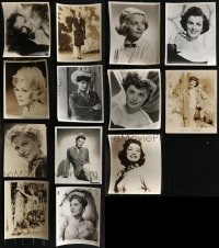 2d0860 LOT OF 13 8X10 PORTRAIT STILLS 1940s-1950s beautiful leading & supporting ladies!