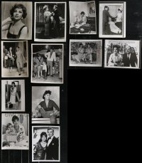 2d0847 LOT OF 20 GINA LOLLOBRIGIDA 8X10 STILLS & NEWS PHOTOS 1950s-1970s the sexy Italian star!