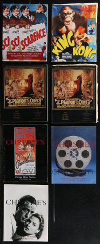 2d0636 LOT OF 7 CHRISTIE'S AUCTION CATALOGS 1990s-2000s movie posters & other film memorabilia!