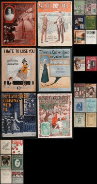 2d0721 LOT OF 26 11X14 SHEET MUSIC 1920s a variety of different songs from a century ago!