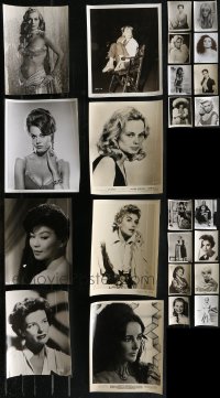 2d0839 LOT OF 24 1950S-60S FEMALE PORTRAIT 8X10 STILLS 1950s-1960s leading & supporting ladies!