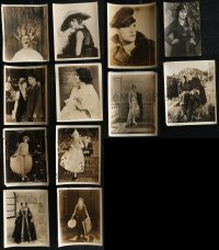2d0863 LOT OF 12 1920S 8X10 STILLS 1920s great portraits of silent actors & actresses!