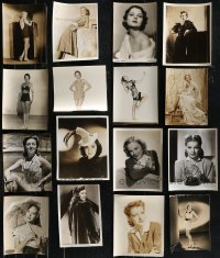 2d0855 LOT OF 16 1930S-40S FEMALE PORTRAIT 8X10 STILLS 1930s-1940s leading & supporting ladies!