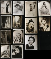 2d0861 LOT OF 13 1930S-40S FEMALE PORTRAIT 8X10 STILLS 1930s-1940s leading & supporting ladies!