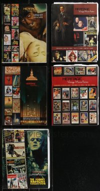 2d0646 LOT OF 5 HERITAGE 2004-05 MOVIE POSTER AUCTION CATALOGS. 2004-2005 many great images!