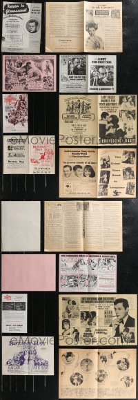 2d0716 LOT OF 8 HERALDS 1950s-1970s great images from a variety of different movies!