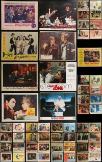 2d0376 LOT OF 57 LOBBY CARDS 1940s-1990s incomplete sets from a variety of different movies!