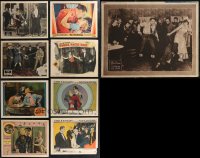 2d0458 LOT OF 9 1920S SILENT LOBBY CARDS 1920s great scenes from a variety of different movies!