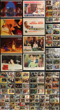 2d0341 LOT OF 142 LOBBY CARDS 1940s-1990s great scenes from a variety of different movies!