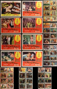 2d0378 LOT OF 56 1950S LOBBY CARDS 1950s complete sets from seven different movies!