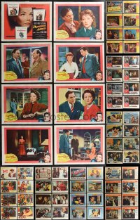 2d0356 LOT OF 86 1950S LOBBY CARDS 1950s complete sets from eleven different movies!
