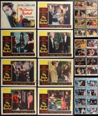 2d0408 LOT OF 32 1950S LOBBY CARDS 1950s complete sets from four different movies!