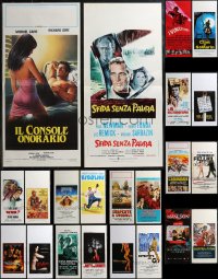 2d1006 LOT OF 24 MOSTLY FORMERLY FOLDED ITALIAN LOCANDINAS 1960s-2010s a variety of movie images!