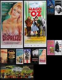2d1023 LOT OF 13 FORMERLY FOLDED RE-RELEASES OF CLASSIC MOVIES ITALIAN LOCANDINAS R2010s cool!