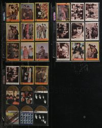 2d0694 LOT OF 27 BEATLES & MONKEES TRADING CARDS 1960s-1990s great images of the pop stars!