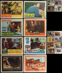 2d0431 LOT OF 20 LOBBY CARDS 1940s-1960s great scenes from a variety of different movies!