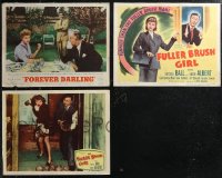 2d0479 LOT OF 3 LOBBY CARDS FROM LUCILLE BALL MOVIES 1950s Forever Darling, Fuller Brush Girl!