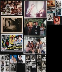 2d0756 LOT OF 51 11X14 & 8X10 REPRO PHOTOS & MISCELLANEOUS ITEMS 1980s-2000s cool movie images!