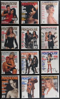 2d0538 LOT OF 12 1993 PENTHOUSE MAGAZINES 1993 every issue for that year with sexy nude images!