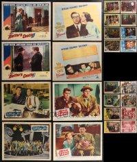 2d0418 LOT OF 28 1940S LOBBY CARDS 1940s incomplete sets from a variety of different movies!