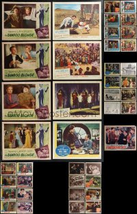 2d0395 LOT OF 41 1940S LOBBY CARDS 1940s incomplete sets from a variety of different movies!