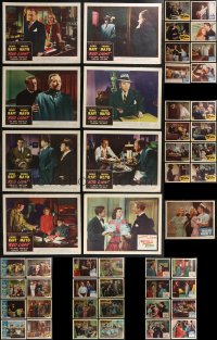 2d0377 LOT OF 57 1940S LOBBY CARDS 1940s incomplete sets from a variety of different movies!