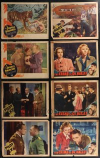 2d0463 LOT OF 8 1930S LOBBY CARDS 1930s incomplete sets from a variety of different movies!