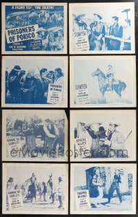 2d0459 LOT OF 8 SON OF GERONIMO SERIAL LOBBY CARDS 1952 great images for several chapters!