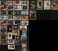 2d0905 LOT OF 41 MOSTLY HAMMER HORROR POSTCARDS 1990s great poster images from scary movies!
