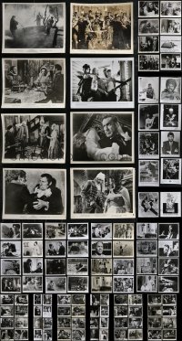 2d0779 LOT OF 146 HORROR/SCI-FI 8X10 STILLS 1940s-1980s great scenes from several scary movies!
