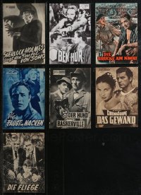 2d0916 LOT OF 7 AUSTRIAN PROGRAMS 1950s-1960s different images from a variety of movies!