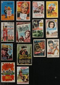 2d0894 LOT OF 14 SPANISH HERALDS 1950s-1960s great images from a variety of different movies!