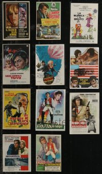 2d0897 LOT OF 11 SPANISH HERALDS 1960s-1970s great images from a variety of different movies!